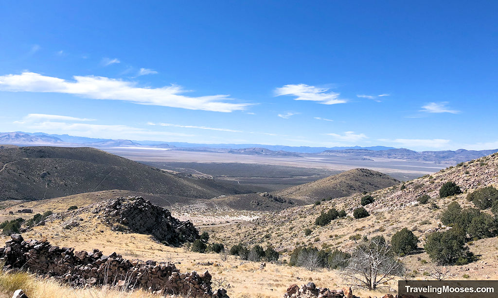 Delamar Nevada view of the valley